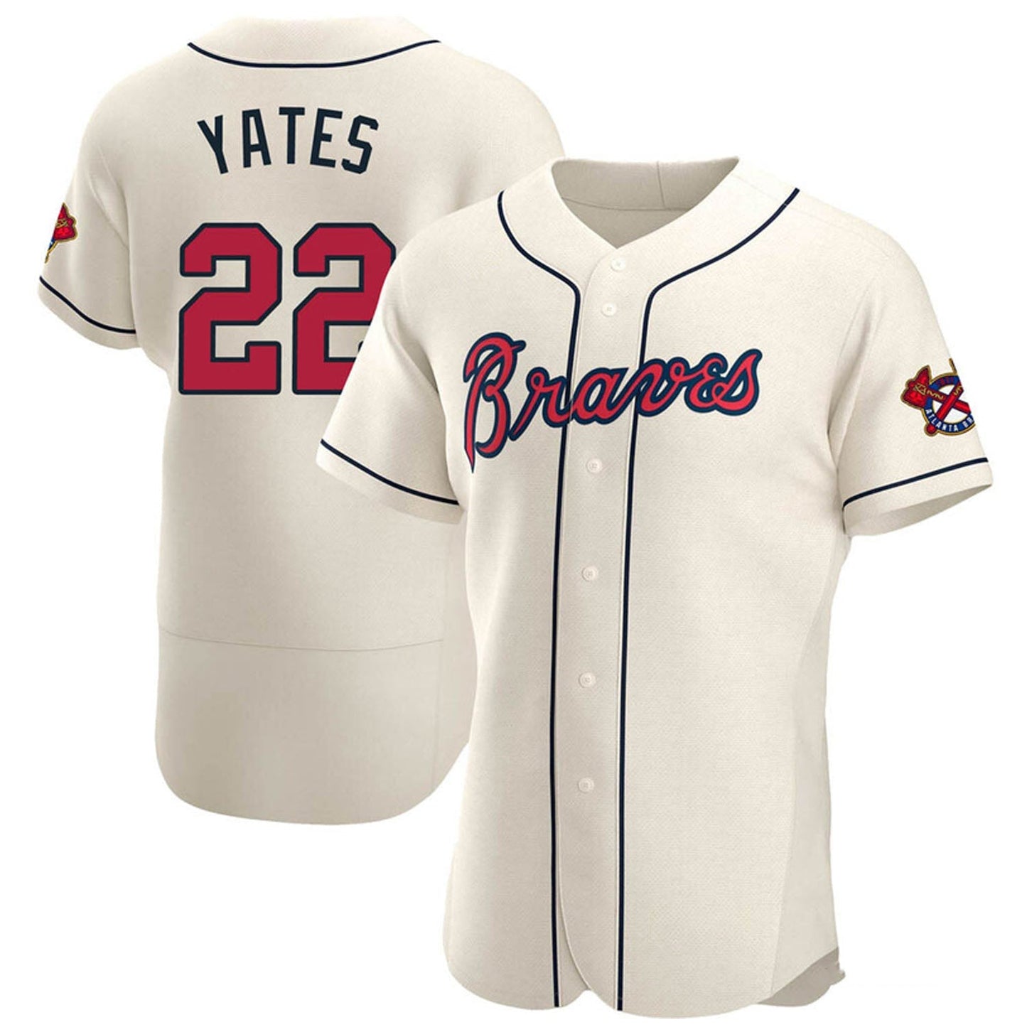 MLB Kirby Yates Atlanta Braves 22 Jersey