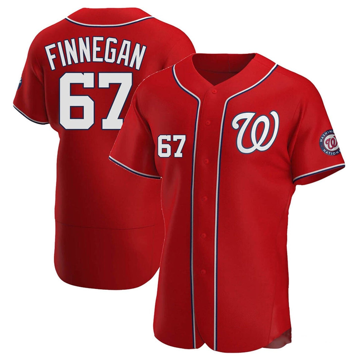 MLB Kyle Finnegan Washington Nationals 67 Jersey