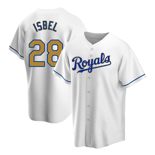 MLB Kyle Isbel Kansas City Royals 28 Jersey
