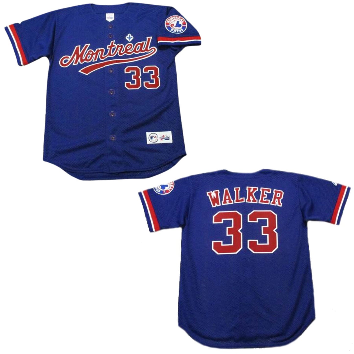 MLB Larry Walker Montreal Expos 33 Jersey