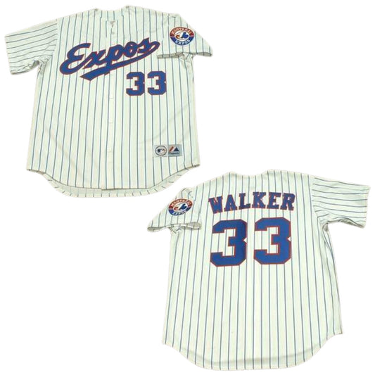 MLB Larry Walker Montreal Expos 33 Jersey