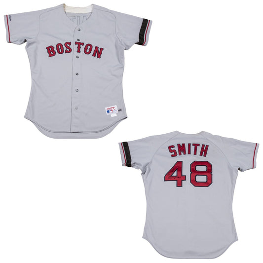 MLB Lee Smith Boston Red Sox 48 Jersey