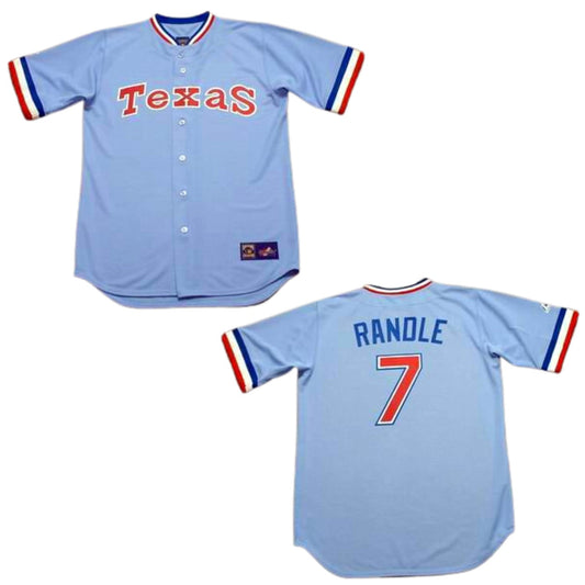 MLB Lenny Randle Texas Rangers 7 Jersey