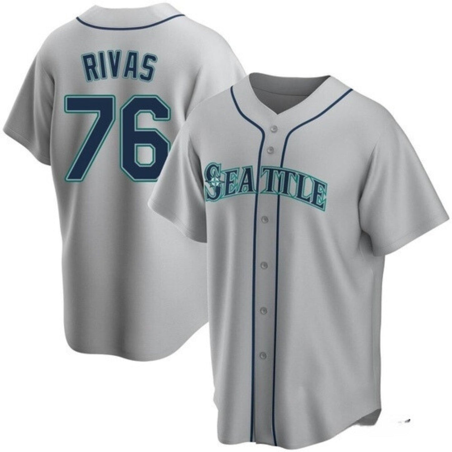 MLB Leo Rivas Seattle Mariners 76 Jersey