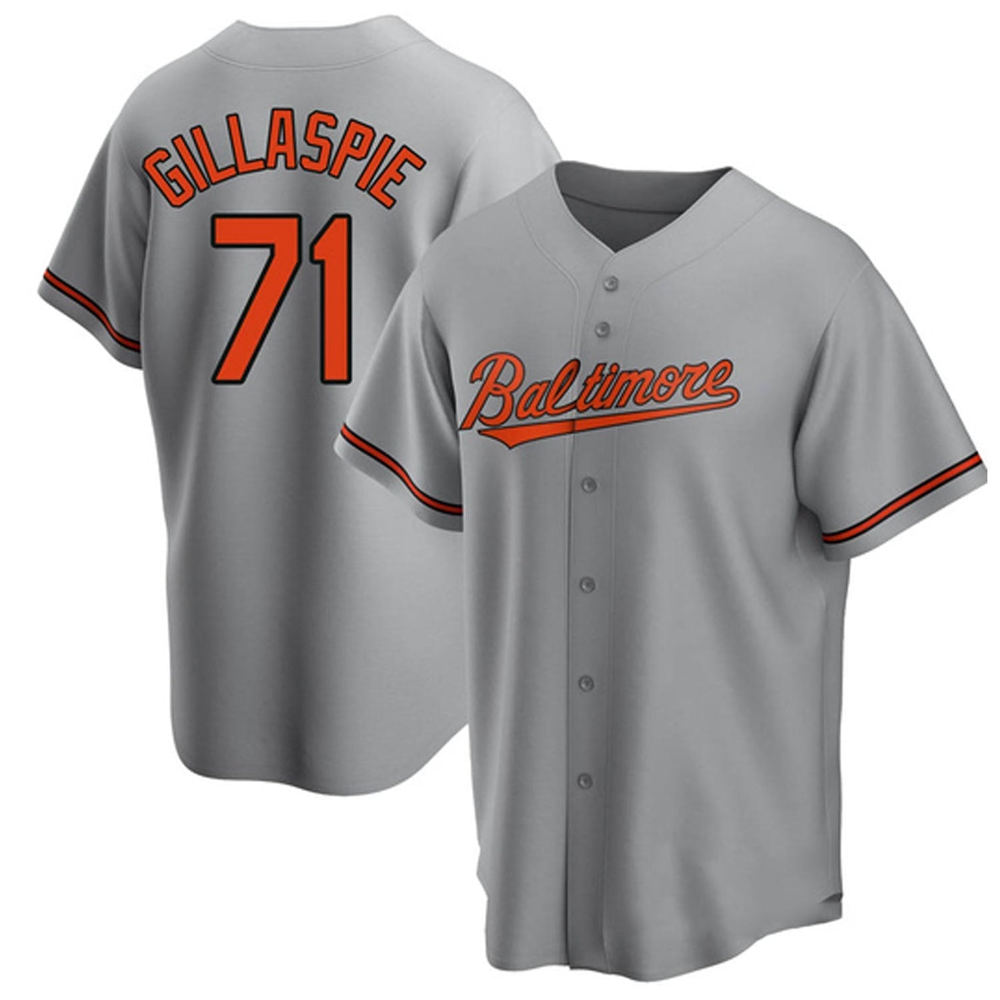 MLB Logan Gillaspie Baltimore Orioles 71 Jersey