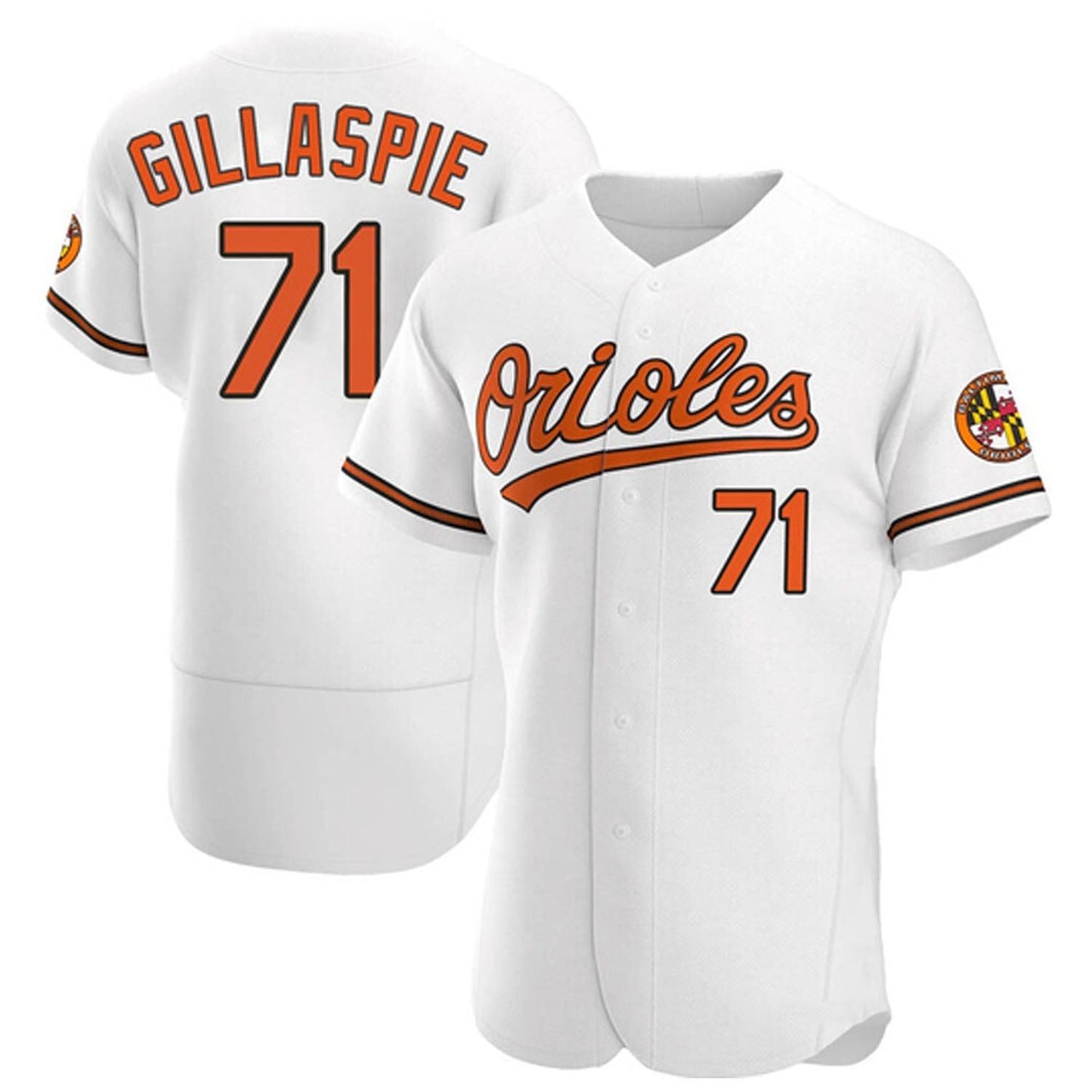 MLB Logan Gillaspie Baltimore Orioles 71 Jersey