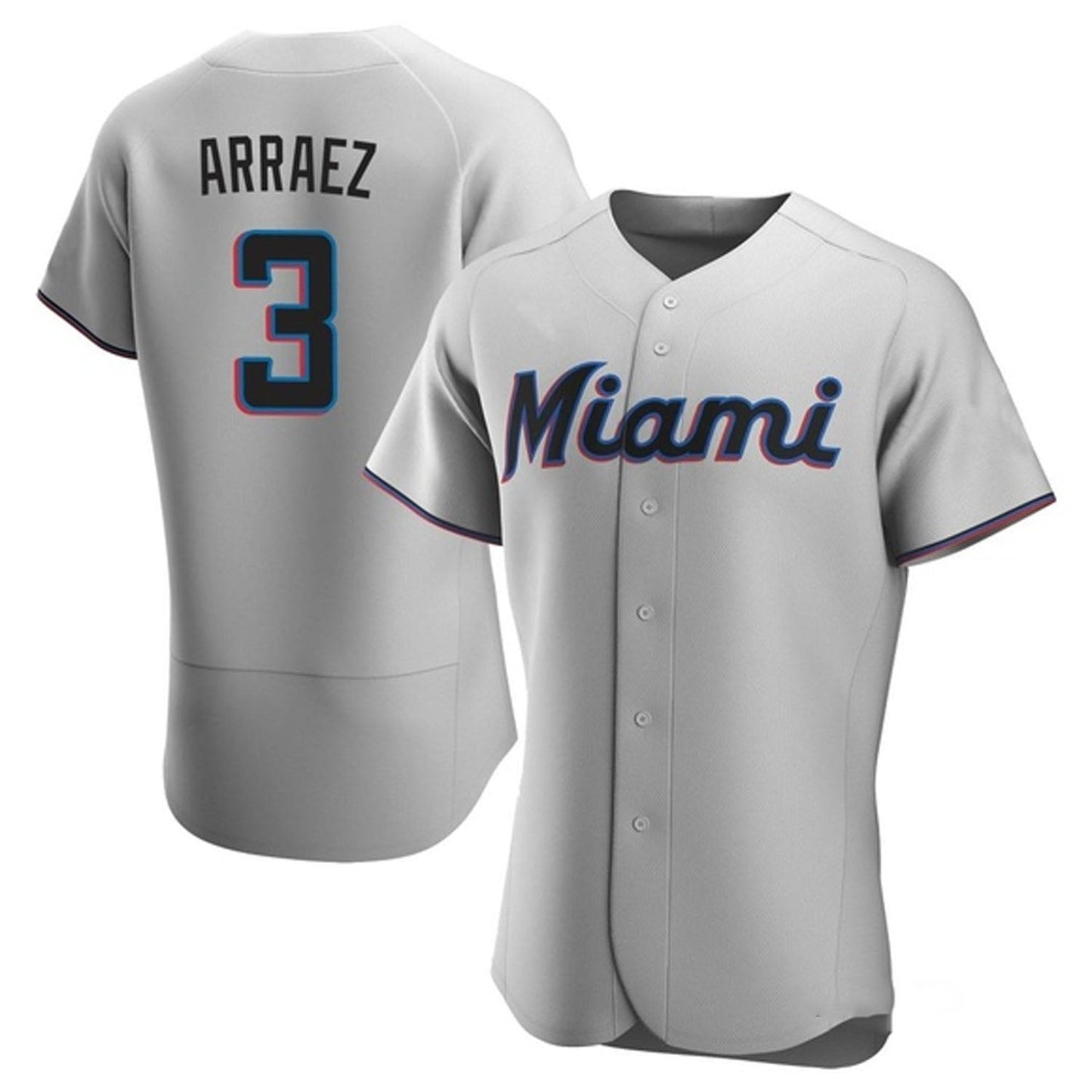 MLB Luis Arraez Miami Marlins 3 Jersey