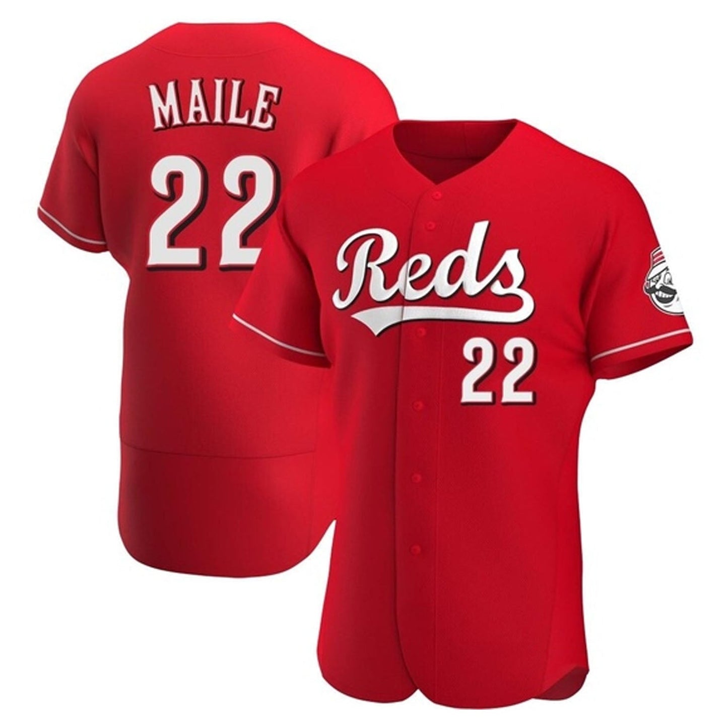 MLB Luke Maile Cincinnati Reds 22 Jersey