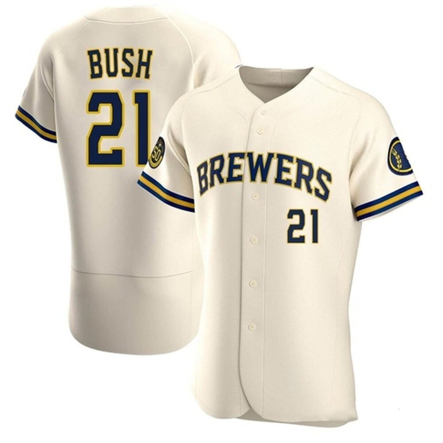 MLB Matt Bush Milwaukee Brewers 21 Jersey