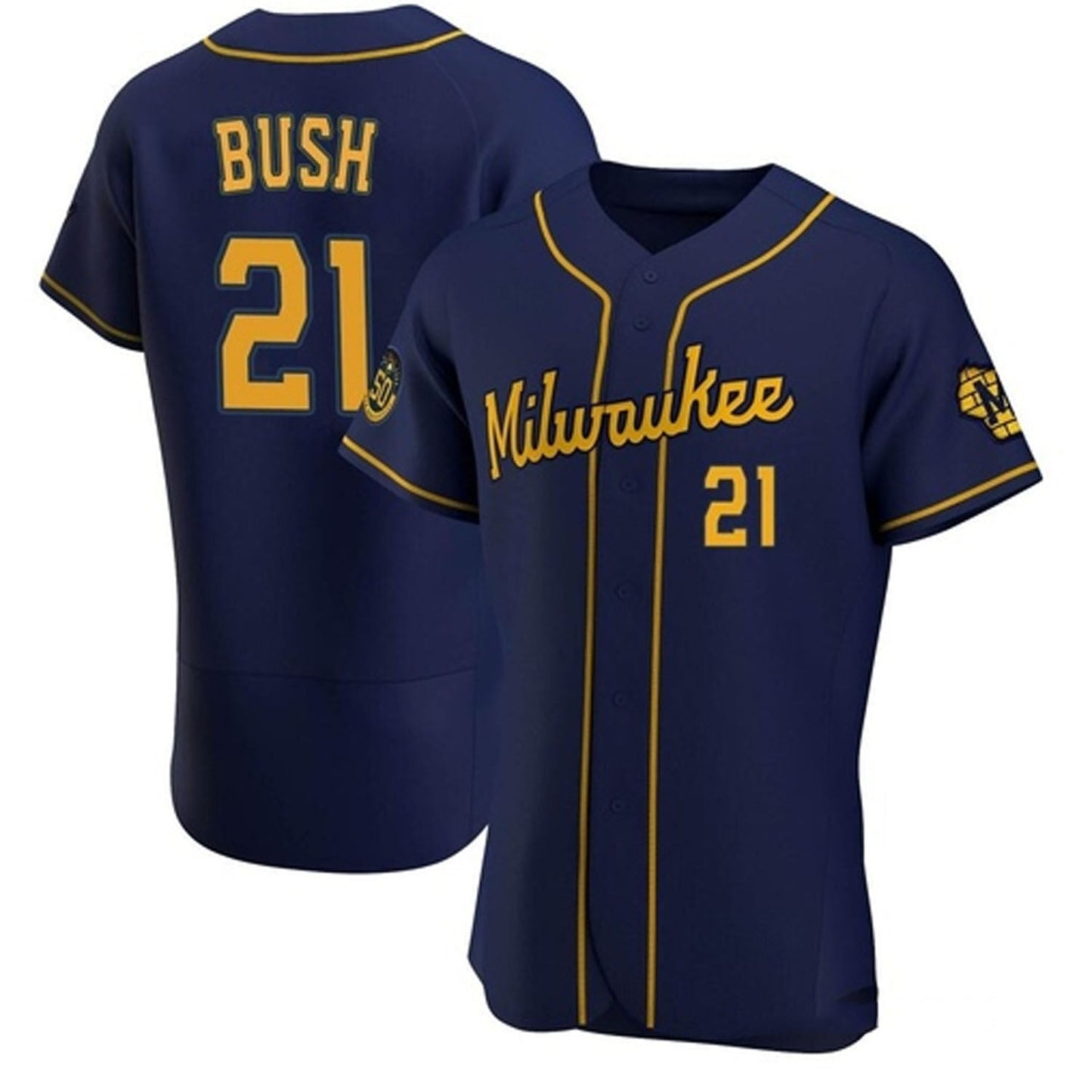 MLB Matt Bush Milwaukee Brewers 21 Jersey