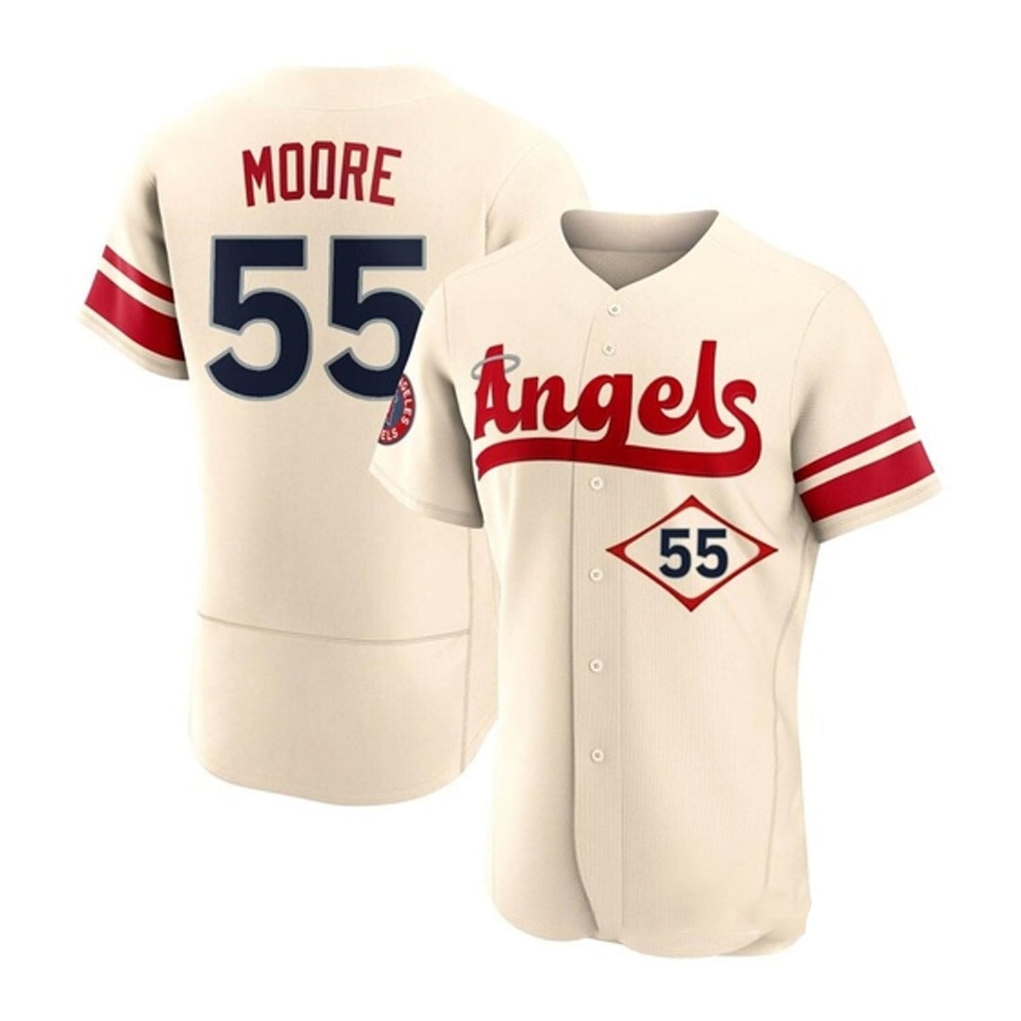 MLB Matt Moore Los Angeles Angels 55 Jersey