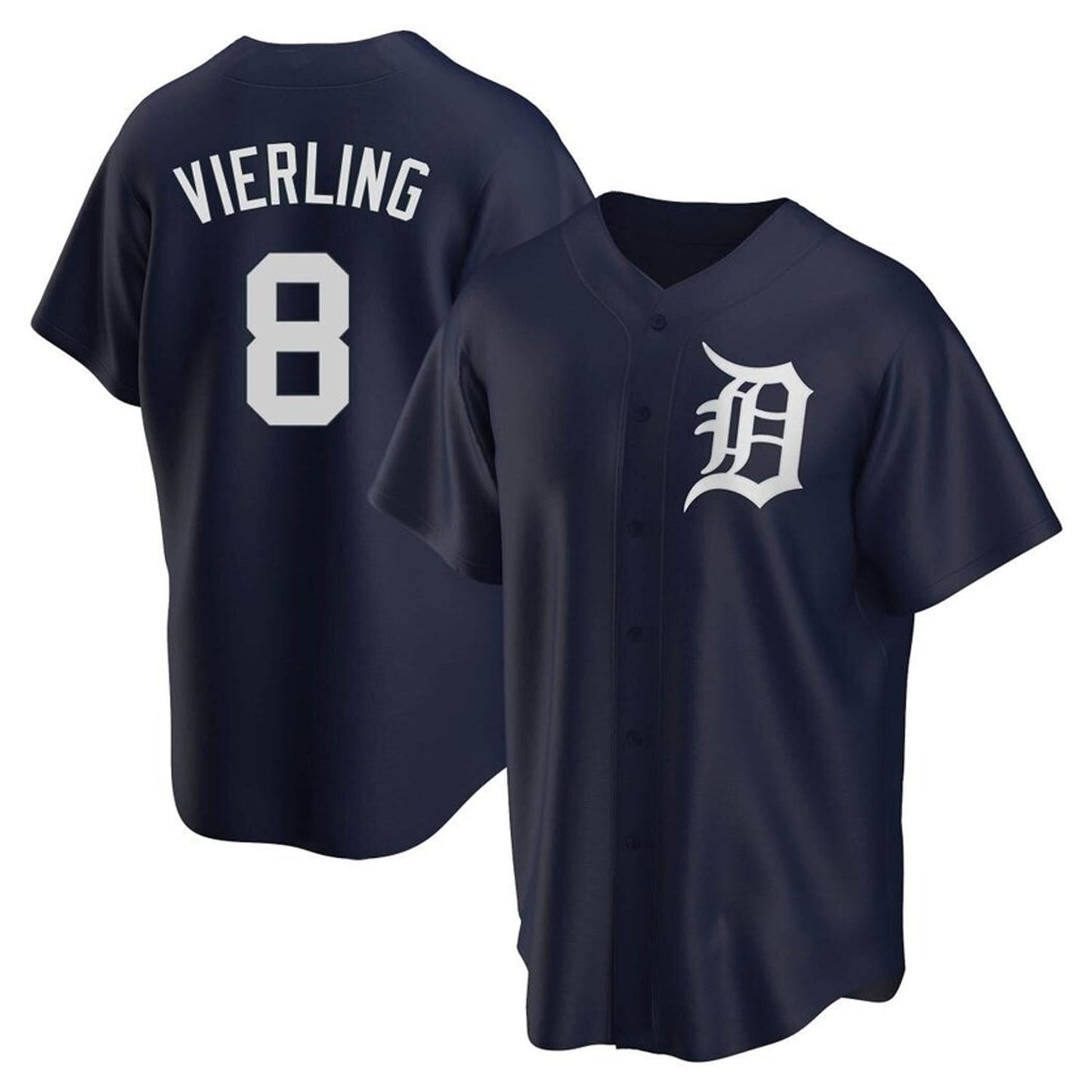 MLB Matt Vierling Men's Detroit Tigers 8 Jersey