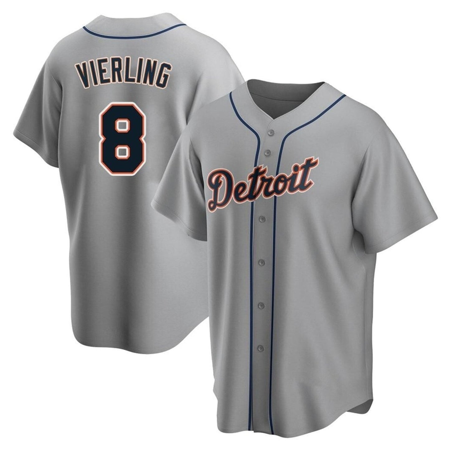 MLB Matt Vierling Men's Detroit Tigers 8 Jersey