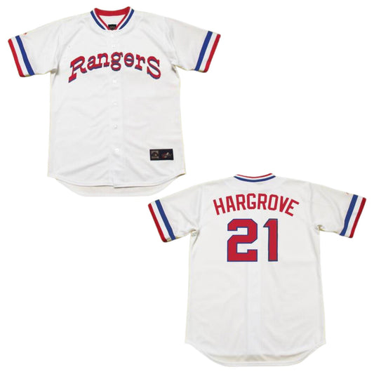 MLB Mike Hargrove Texas Rangers 21 Jersey