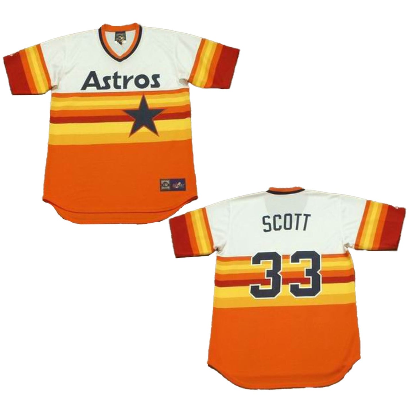 MLB Mike Scott Houston Astros 33 Jersey