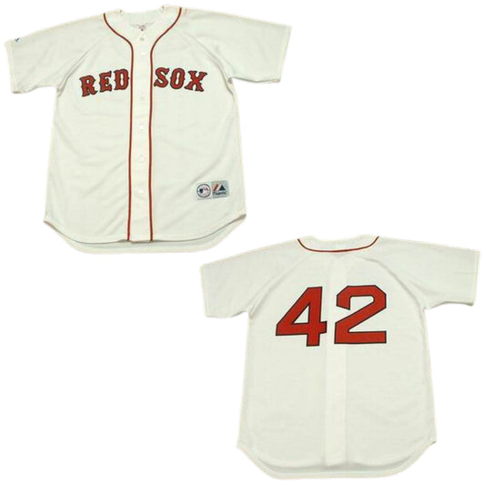 MLB Mo Vaughn Boston Red Sox 42 Jersey