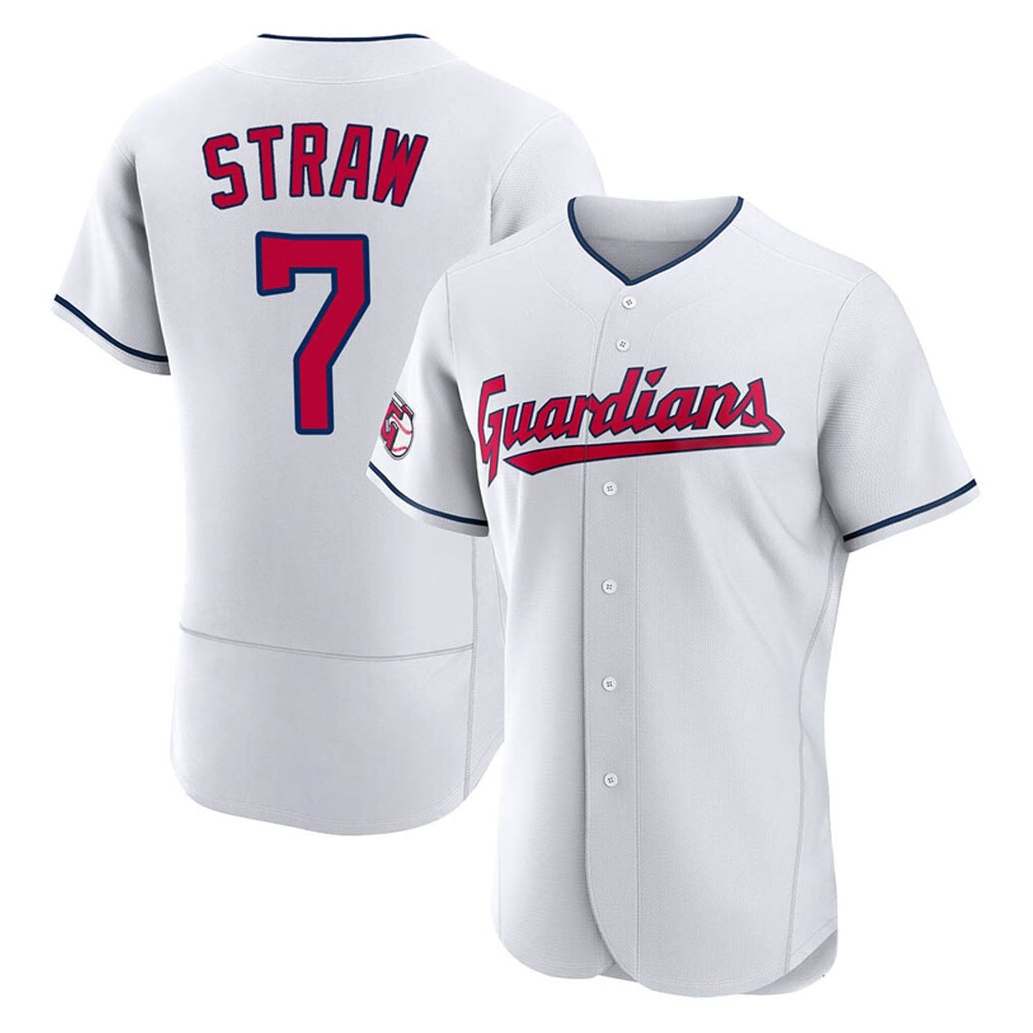 MLB Myles Straw Cleveland Indians 7 Jersey