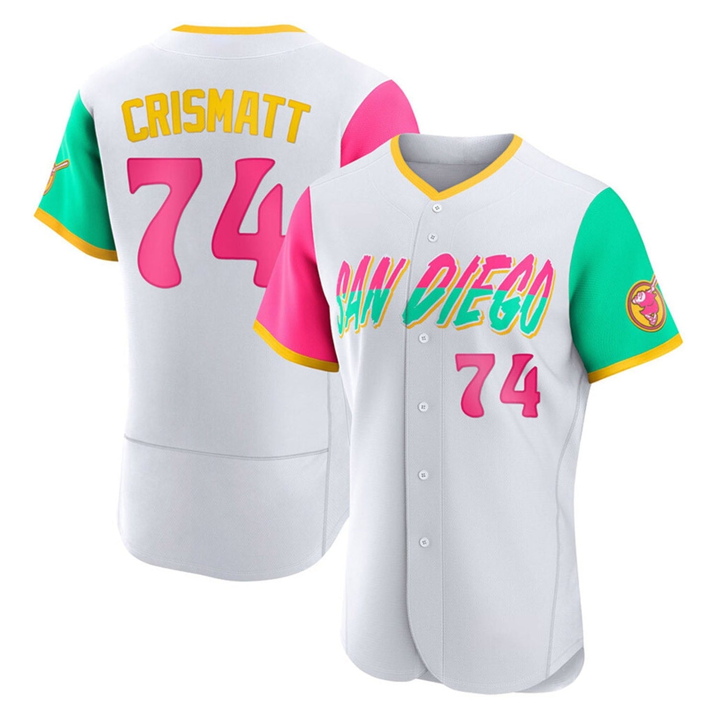 MLB Nabil Crismatt San Diego Padres 74 Jersey