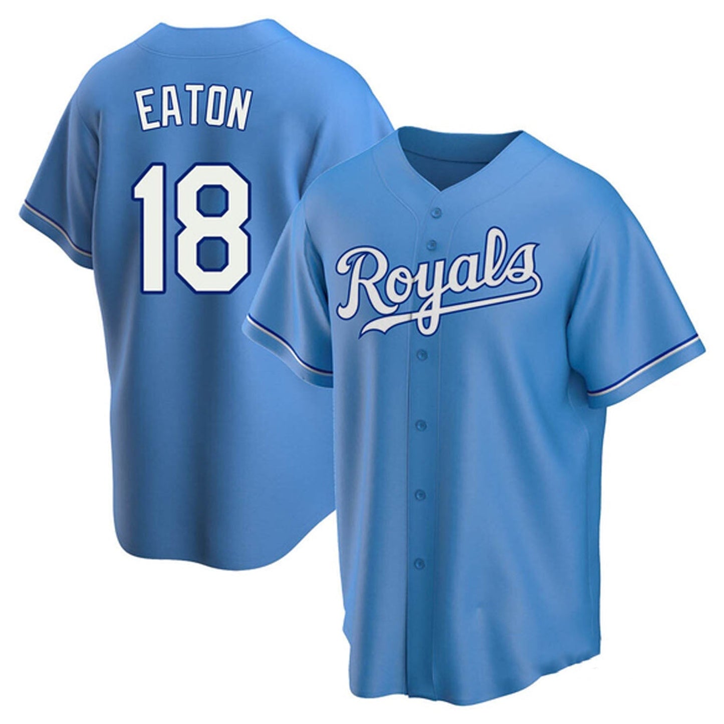 MLB Nate Eaton Kansas City Royals 18 Jersey