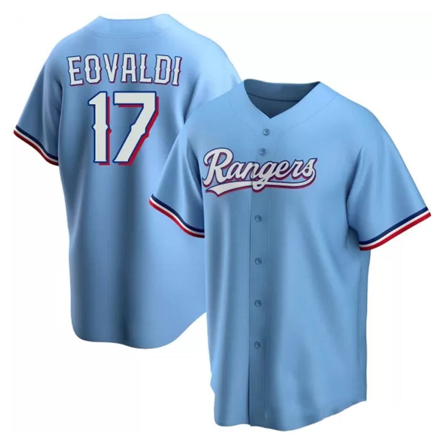 MLB Nathan Eovaldi Texas Rangers 17 Jersey