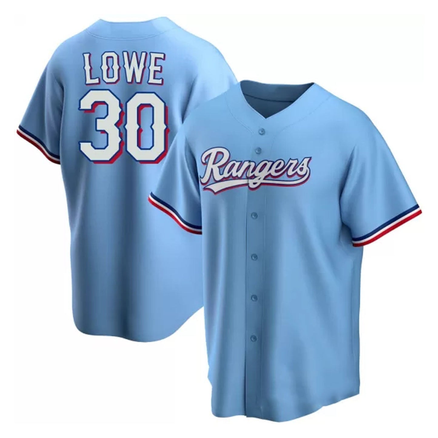 MLB Nathaniel Lowe Texas Rangers 30 Jersey