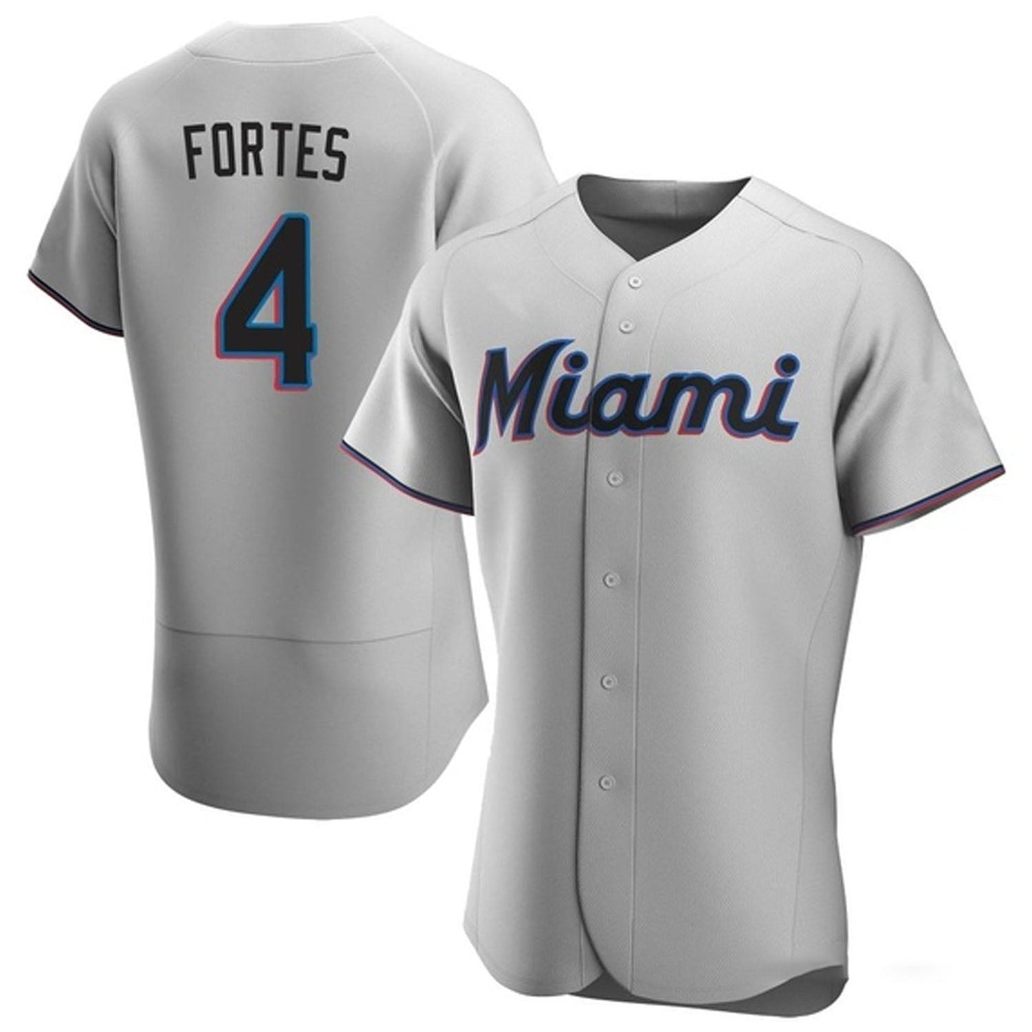 MLB Nick Fortes Miami Marlins 4 Jersey