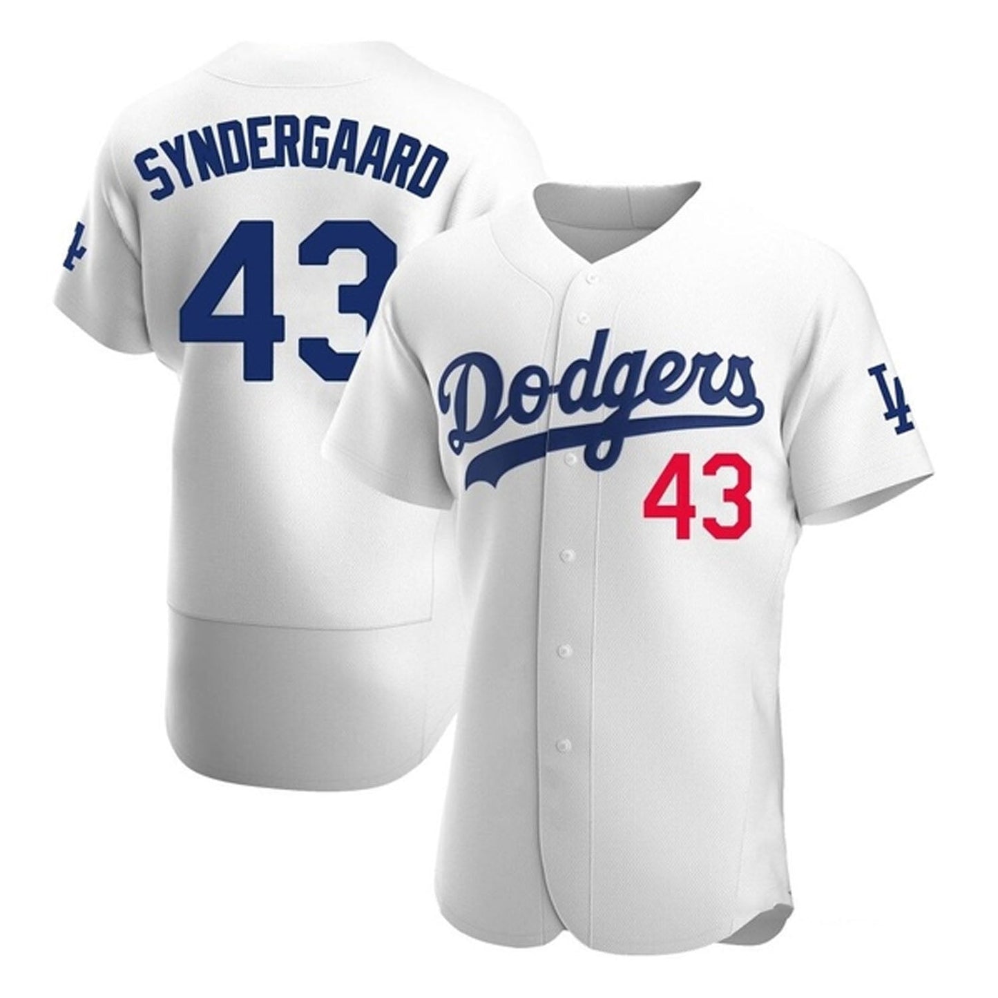 MLB Noah Syndergaard Los Angeles Dodgers 43 Jersey