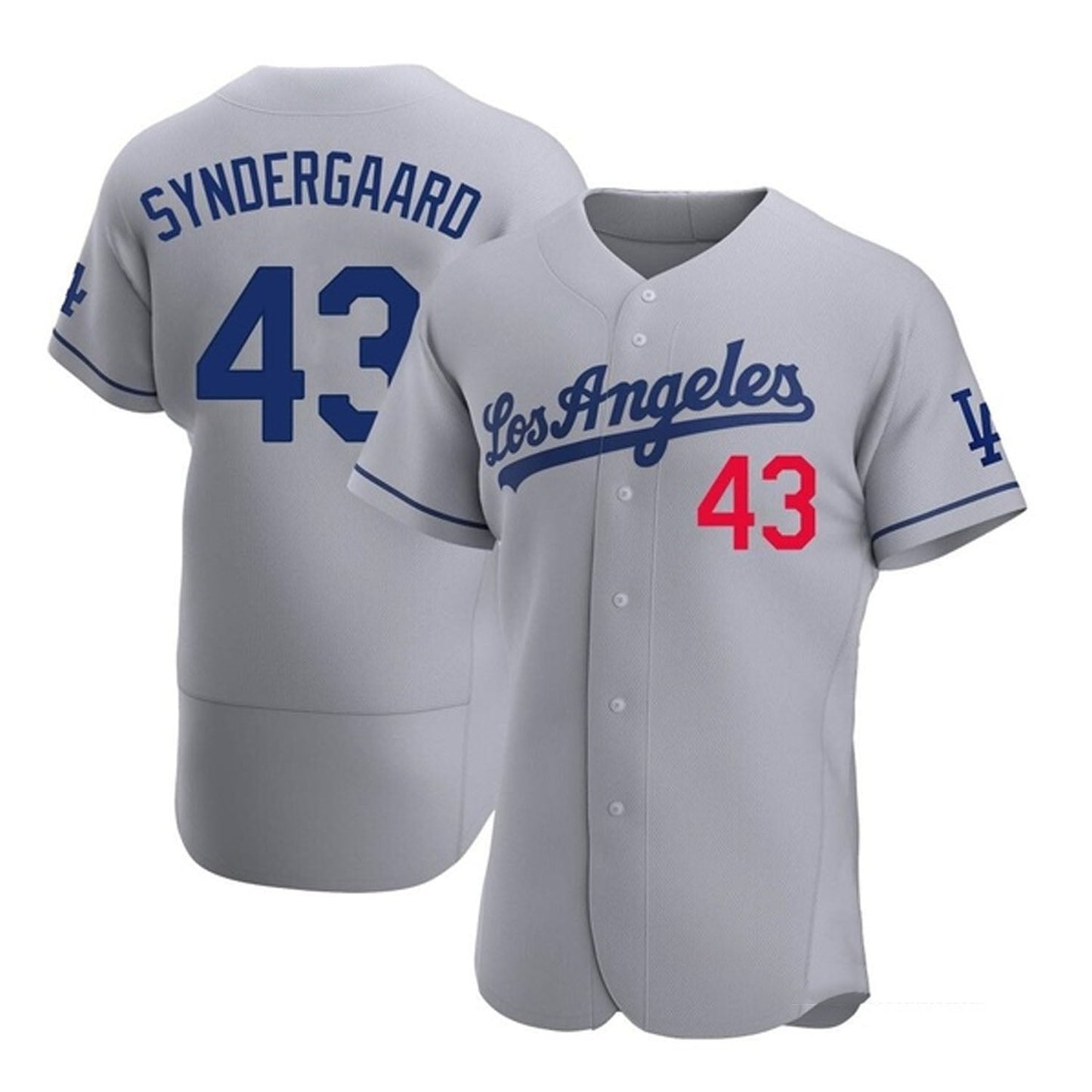 MLB Noah Syndergaard Los Angeles Dodgers 43 Jersey