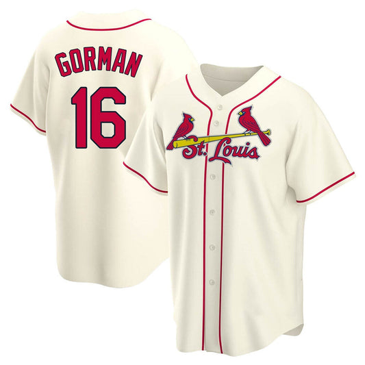 MLB Nolan Gorman St Louis Cardinals 16 Jersey