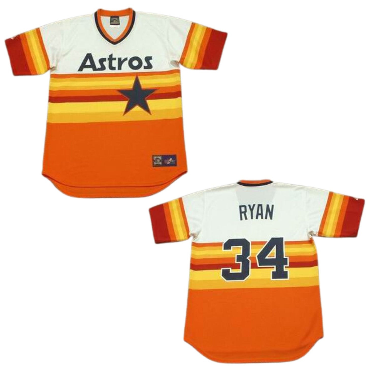 MLB Nolan Ryan Houston Astros 34 Jersey