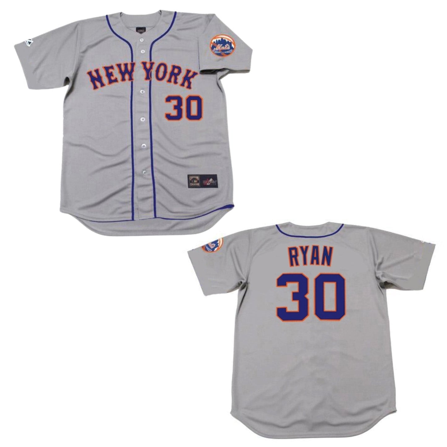 MLB Nolan Ryan New York Mets 34 Jersey