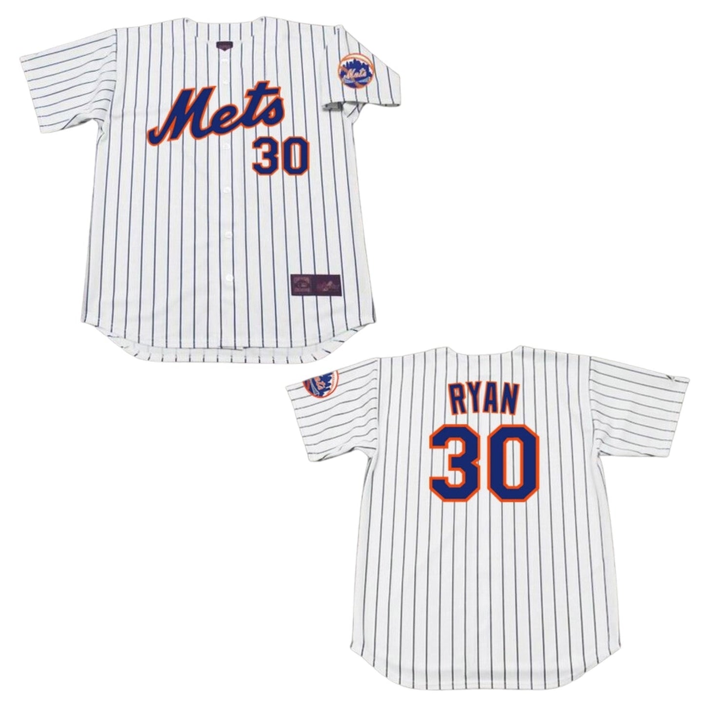 MLB Nolan Ryan New York Mets 34 Jersey