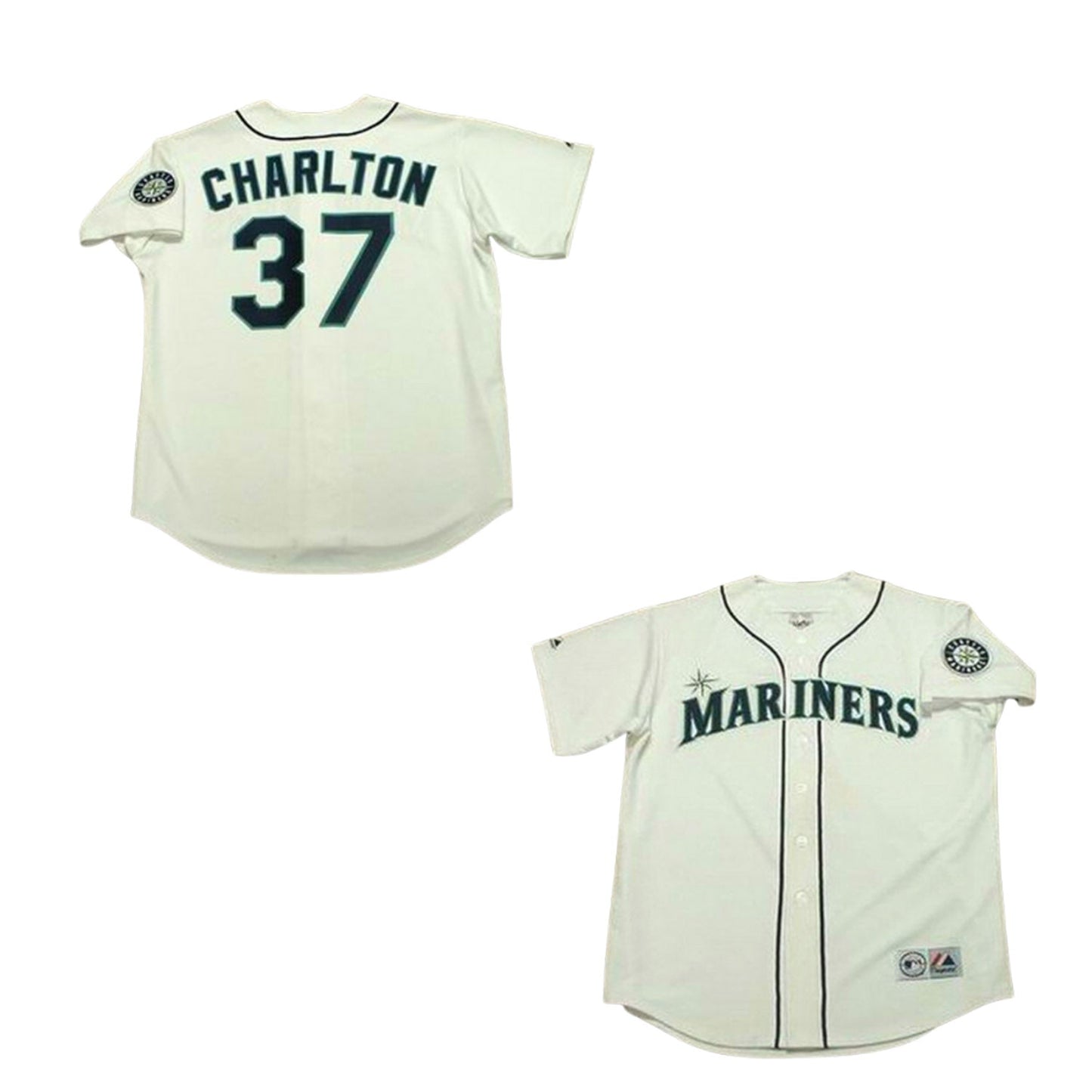 MLB Norm Charlton Seattle Mariners 37 Jersey