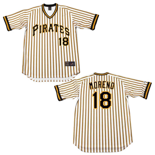 MLB Omar Moreno Pittsburgh Pirates 18 Jersey