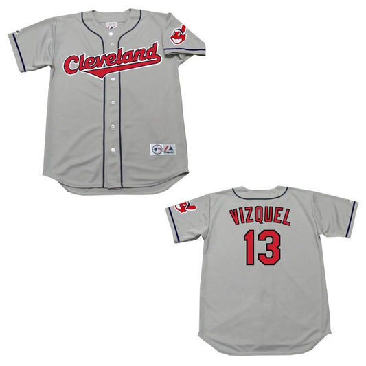 MLB Omar Vizquel Cleveland Indians 13 Jersey