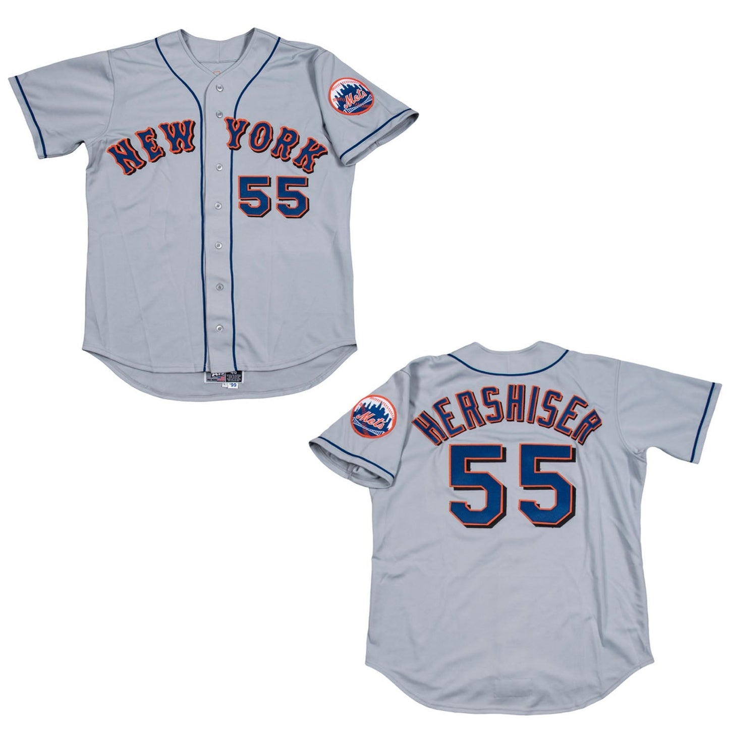 MLB Orel Hershiser New York Mets 55 Jersey