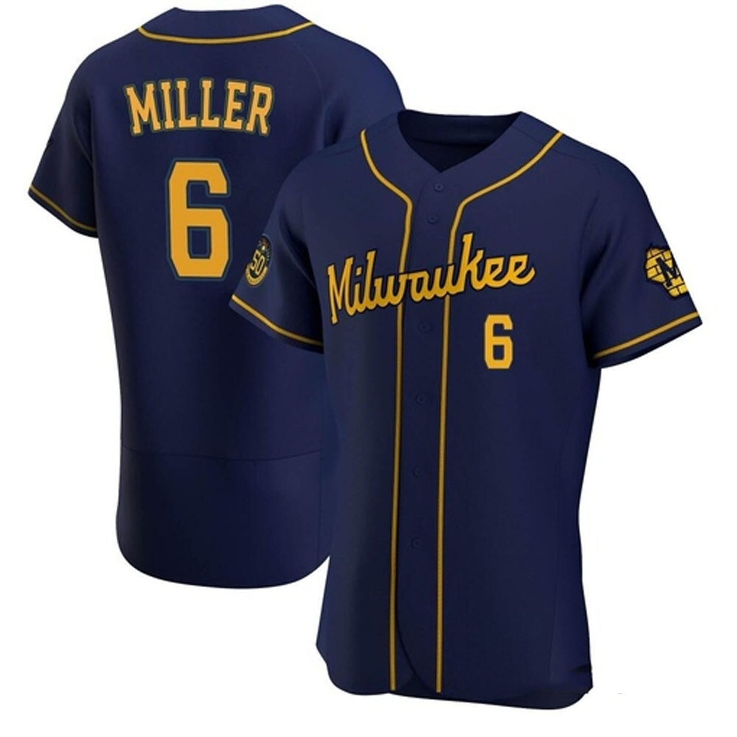 MLB Owen Miller Milwaukee Brewers 6 Jersey