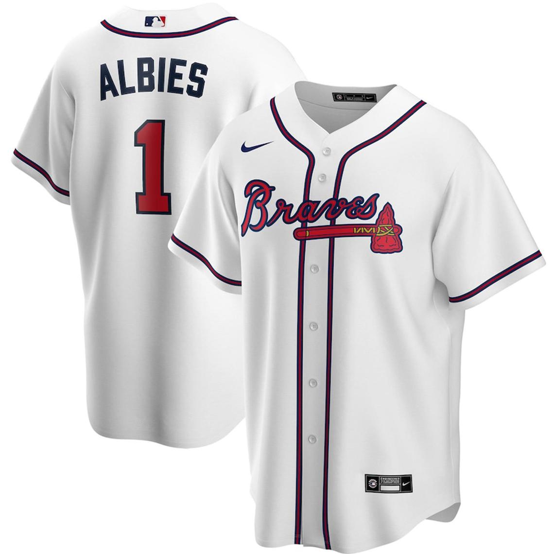 MLB Ozzie Albies Atlanta Braves 1 Jersey