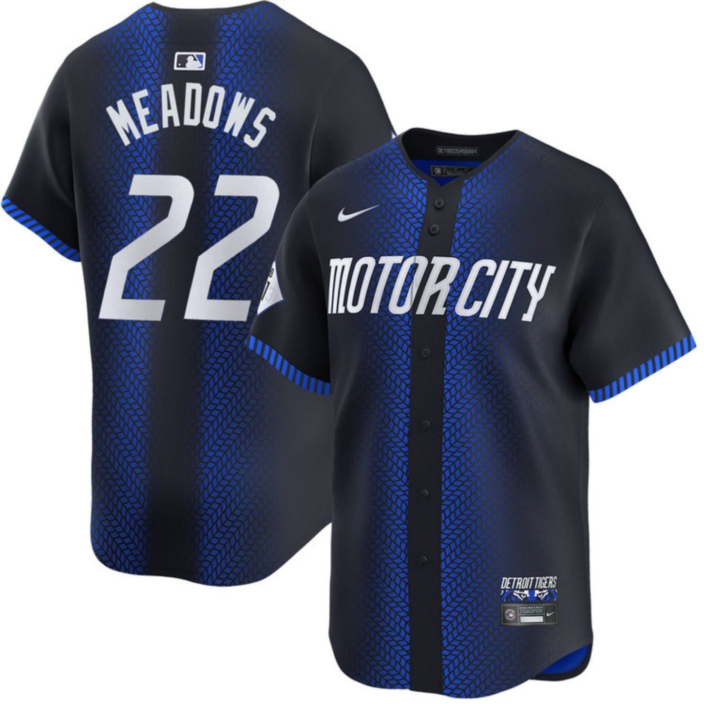 MLB Parker Meadows Detroit Tigers 22 Jersey