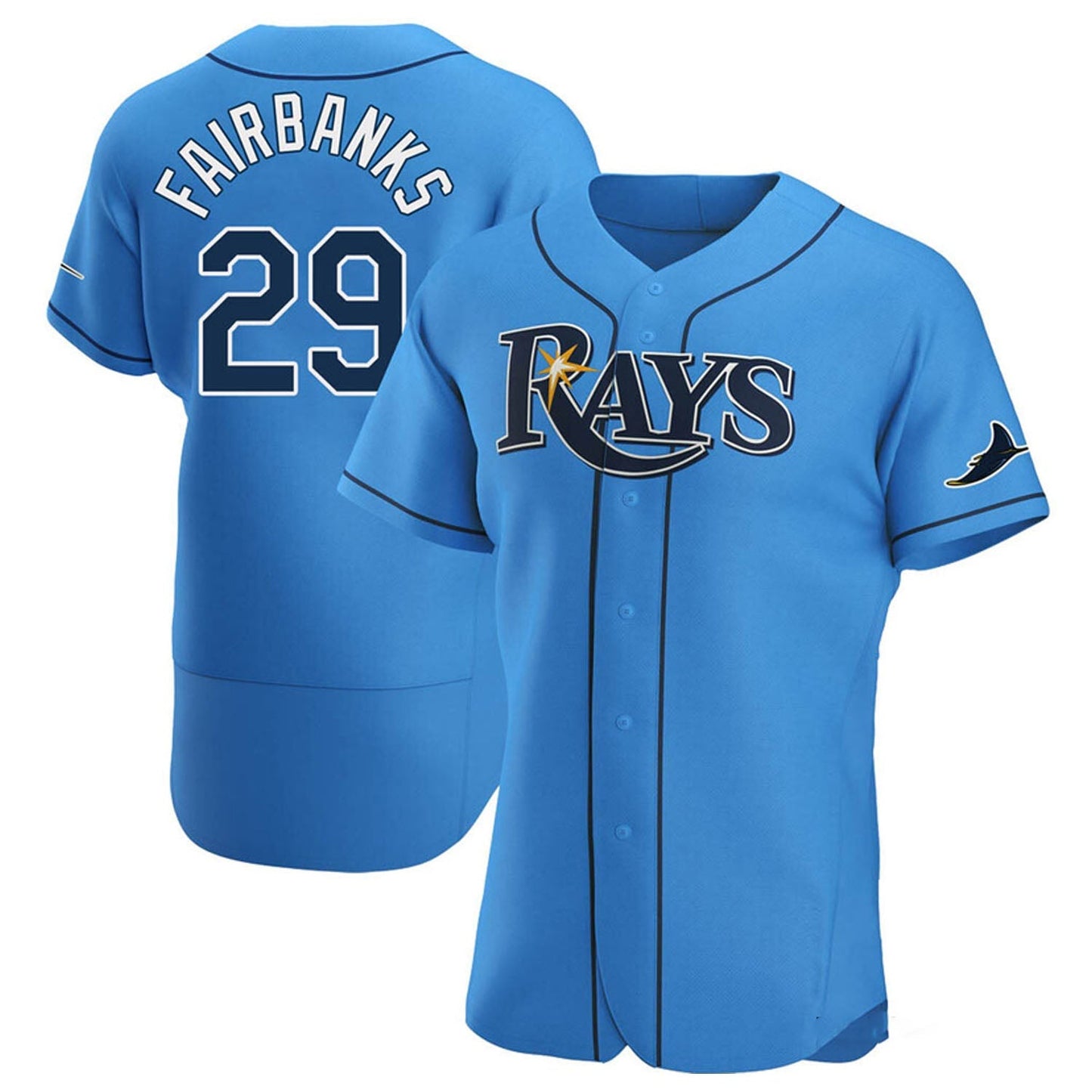 MLB Pete Fairbanks Tampa Bay Rays 29 Jersey