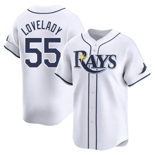 MLB Richard Lovelady Tampa Bay Rays 55 Jersey