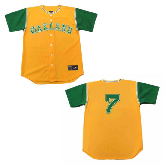 MLB Rick Monday Oakland Athletics 7 Jersey