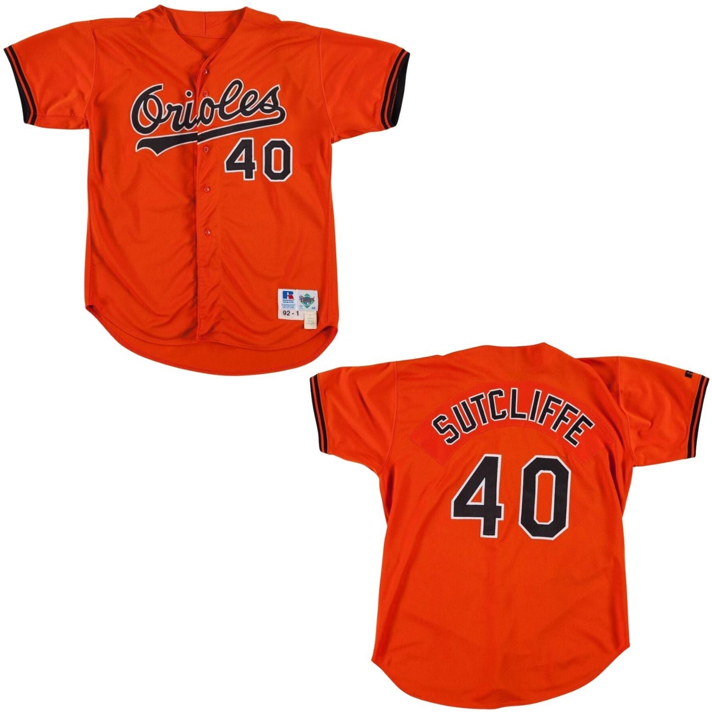 MLB Rick Sutcliffe Baltimore Orioles 40 Jersey