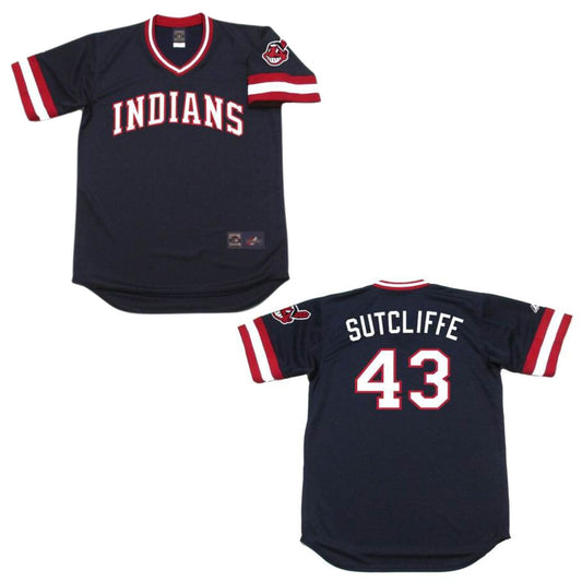 MLB Rick Sutcliffe Cleveland Indians 43 Jersey