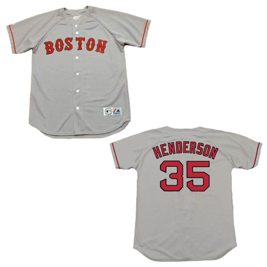 MLB Rickey Henderson Boston Red Sox 35 Jersey