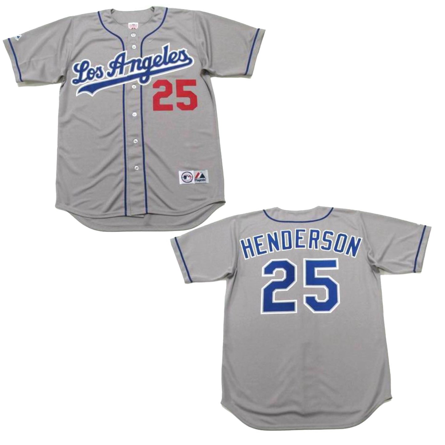 MLB Rickey Henderson Los Angeles Dodgers 25 Jersey