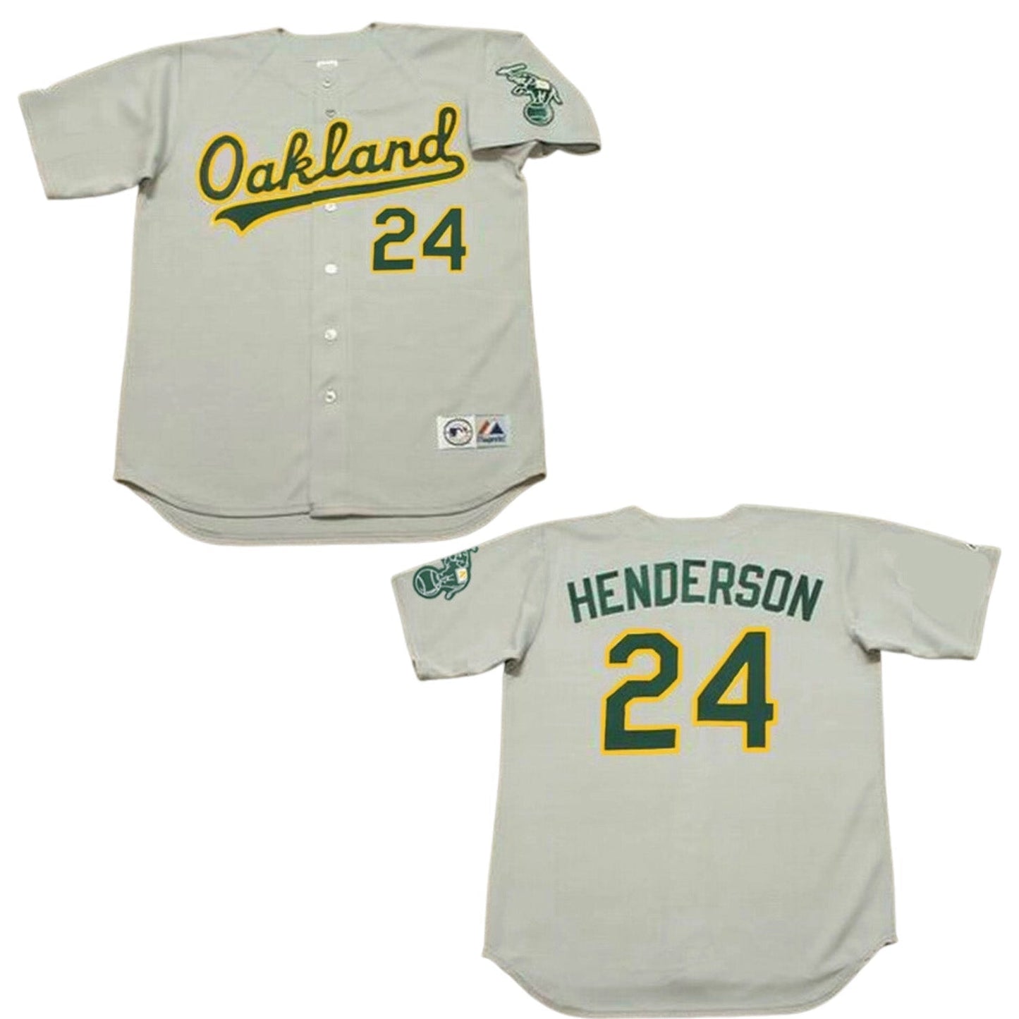 MLB Rickey Henderson Oakland Athletics 24 Jersey