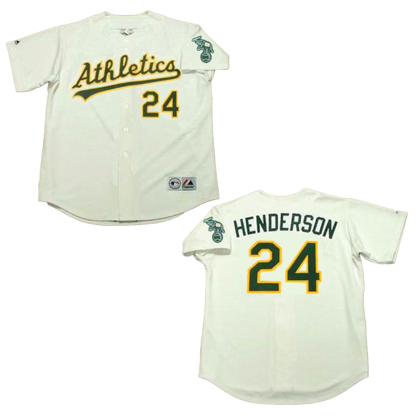 MLB Rickey Henderson Oakland Athletics 24 Jersey