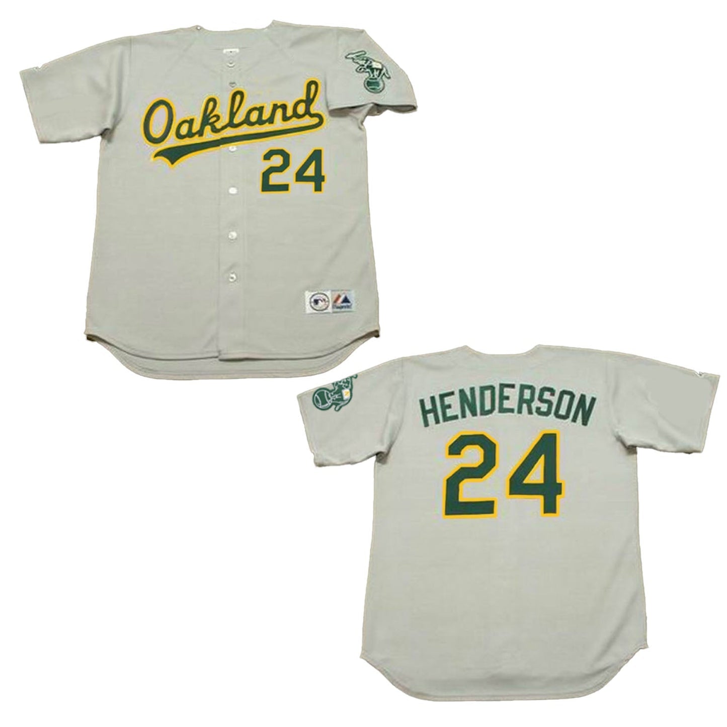 MLB Rickey Henderson Oakland Athletics 24 Jersey