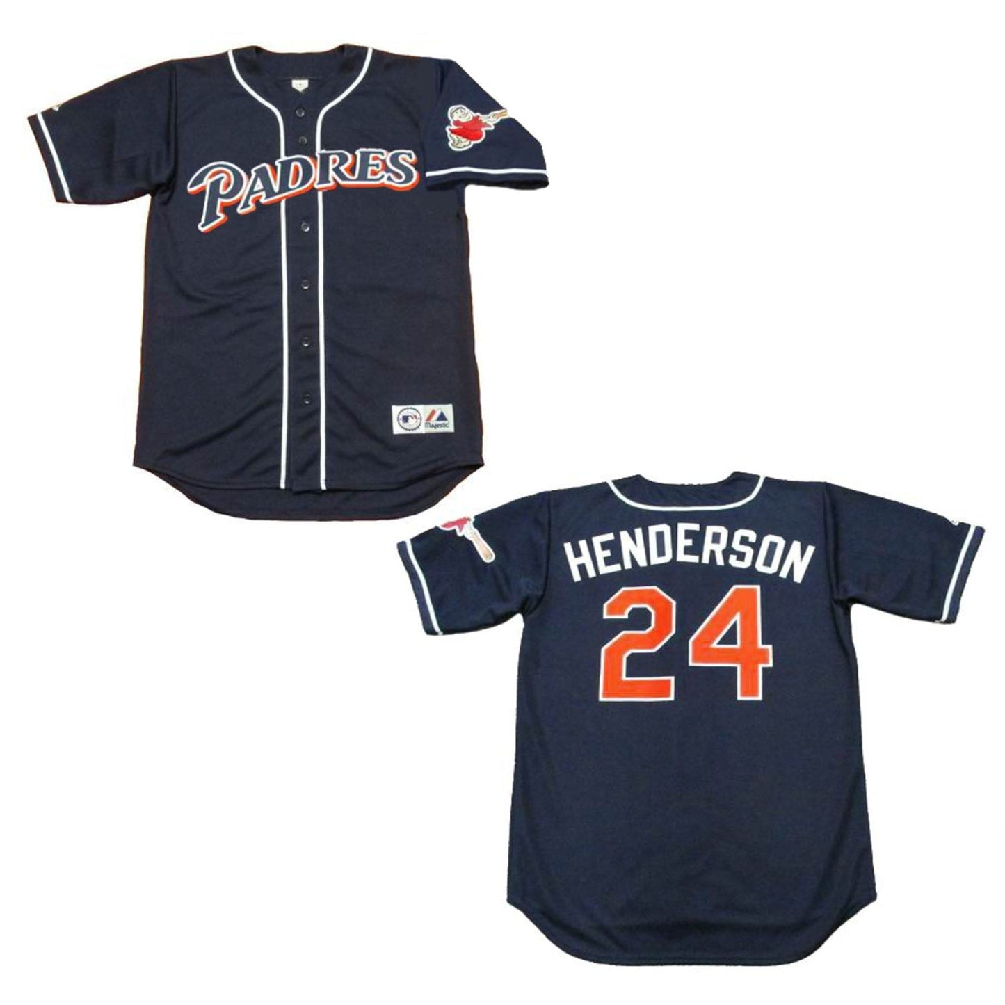 MLB Rickey Henderson San Diego Padres 24 Jersey